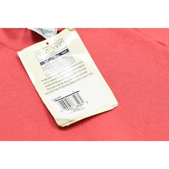 Vintage Fruit of the Loom Sweatshirt Mens Large Crewneck Pullover USA 90s Tag - Picture 7 of 8